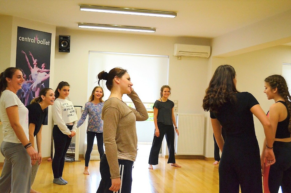 Contemporary dance workshop @CentralBallet with Eleni Papaioannou 02.12.2017 #1